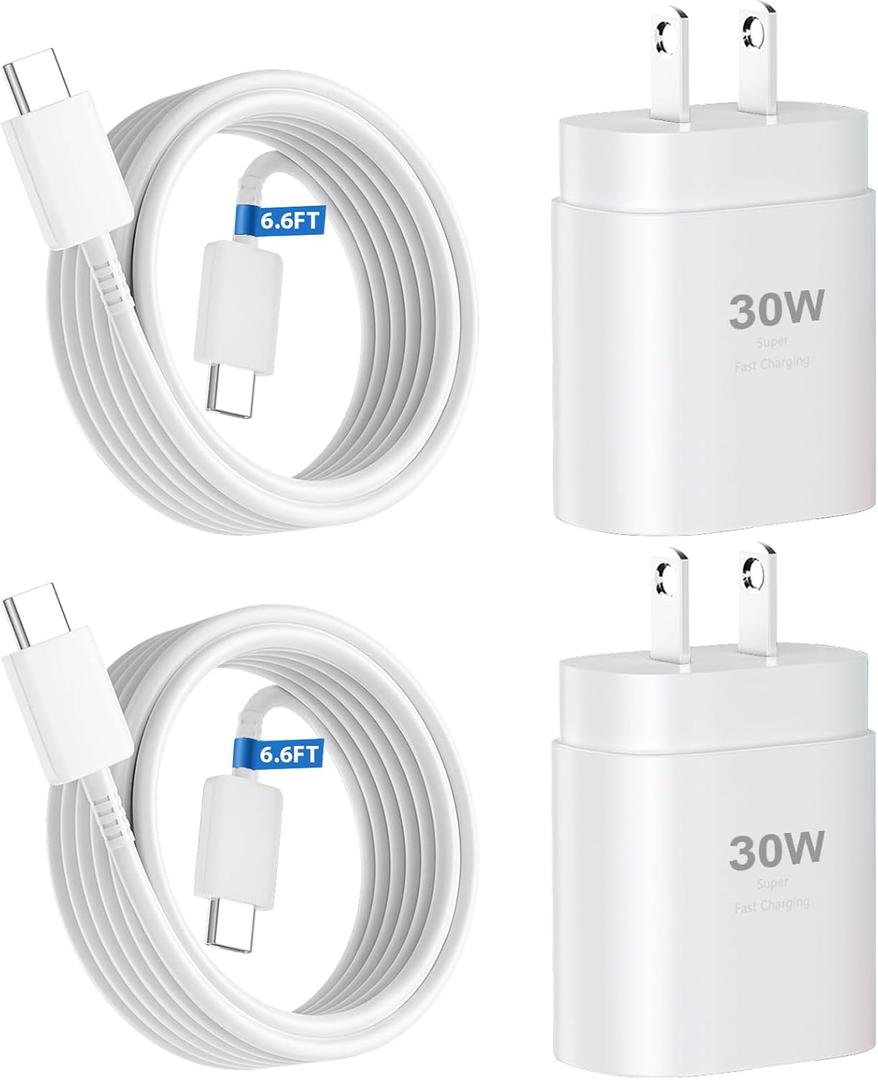 Phone 17 16 15 Charger Fast Charging,30W USB C Phone 17 16 15 Pro Max Charger Block &6.6FT Long Type C Cable Cord for i.Phone 17/17 Air/17 Pro/17 Pro Max/16/16Plus/16 Pro/16 ProMax/15/15Pro Max,Blue