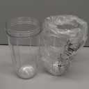 MEET JUICE Blender Replacement Cups for Nutribullet Blender, 32oz Cups Compatible with Nutri Bullet 600W/900W Blenders (2-Pack)