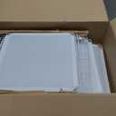 DuvinDD 2-Story Small Rabbit Cage Indoor Bunny Hutch with 2 Deep Pull-Out Trays and Urine Guard, Guinea Pig Cage Metal Wire Netting Villa, Small Animals House for Ferret, Chinchilla, Hedgehog (White)