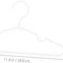 STOBAZA Baby Hangers for Nursery 50pcs Plastic Hangers No Marking Windproof for Newborn and Toddler Clothing