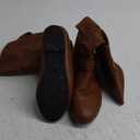 katliu Women's Slouchy Mid Calf Boots Zip up Flat Boots (9)