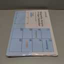 Magnetic Acrylic Calendar for Fridge,1 Pack 11"x15" Clear Fridge Calendar Dry Erase Magnetic Planning Boards Set(Monthly Planner_1)