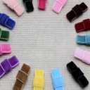 2 x Abbaoww 11 Yards Vintage Hot Pink Velvet Ribbon 5/8 Inch Wide for Wedding Christmas Tree Wreath Decor Gift Wrapping Floral Bouquets DIY Projects