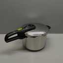 T-fal Ultimate Stainless Steel Pressure Cooker 6.3 Quart, Induction Compatible, Secure Locking Lid, Safe & Easy to Use, Cookware, Pots and Pans, Kitchen, Dishwasher Safe, Silver