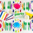 PLASTICPRO 1000 piece Cutlery Combo set of Green Plastic Forks, Spoons, and Knives Disposable Colored Cutlery Bulk Pack Variety Pack for Party Home Office