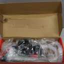 Automatic Fuel Transfer Pump with Auto-Stop Sensor(3.2 GPM), Battery Operated Gas Can Pump with 3 Can Adapters, Extra Long Hose, Portable Fuel Pump for Oil, Diesel, Gasoline (Batteries Not Included)