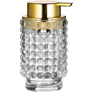 Glass Foaming Hand Soap Dispenser for Bathroom Decor with Pump（Foam Type/Clear）