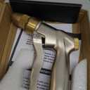 REGARSUN Heavy-Duty Metal Garden Hose Nozzle Sprayer 1 Set High Pressure Water Spray for Plants Lawns Brass Connector