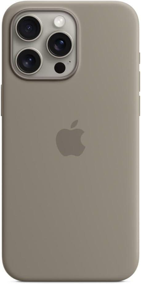 Apple iPhone 15 Pro Max Silicone Case with MagSafe - Clay
