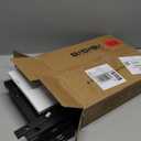 TEAMIX 2 Pack Monitor Stand Riser-20 inch, Black Desktop Stand for PC/TV/Laptop/Printer, Keyboard Shelf Organizer Wood Monitor Riser with Storage