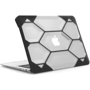 IBENZER Compatible MacBook Air 13 Inch Case A1466 A1369, Heavy Duty Protective Hard Shell Case Cover for Apple Mac Air 13 Old Version 2017 2016 2015 2014 2013 2012 2011 2010, Clear, HA13CYCL