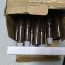 TONIAL Bronze Double Curtain Rods for Windows, 72-150 Inch, Simple Finials