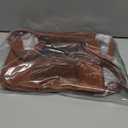 Leather Crossbody Bags for Women - Ladies Sling Handbags - Medium Cross body Purses Handbags - Purses For Women (Light Cognac)