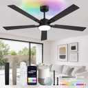 Fanbulous 60 Inch Smart Ceiling Fan with Light and Remote, Alexa Compatible