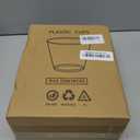 RACETOP 9 oz Clear Plastic Cups 100 packs, Disposable Plastic Party Cups Tumblers, Cocktail Cups, Perfect for Parties, Wedding and Events