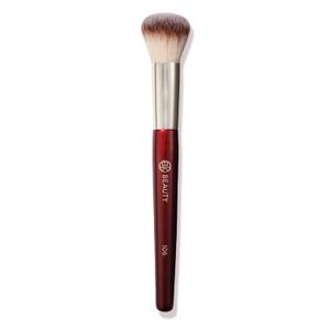 BK BEAUTY 106 ROUND FOUNDATION BRUSH  Dense Dome Shape for Liquid & Cream Foundation, Seamless Streak-Free Application, Multi-Use Face Makeup Tool