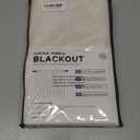 100% Blackout Shield Linen Blackout Curtains for Bedroom 84 Inches Long, Back Tab/Rod Pocket Living Room Drapes, Thermal Insulated Blackout Curtains 2 Panels Set, 50" W x 84" L, Cream