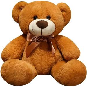 13'' Soft Teddy Bear Stuffed Animals, Teddy Bear Plush Toy Birthday Gifts for Kids Girlfriends (Light Brown)