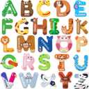 Magnetic Letters, Alphabet ABC Fridge Magnets for Toddlers & Kids, Cute Educational Animal Toys, 26 Uppercase Refrigerator Magnets, Great Spelling Learning Gift for Preschool