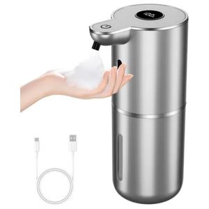 1Pack Automatic Soap Dispenser,Upgraded 2025 Automatic Liquid Soap Dispenser Touchless,12.8oz USB Rechargeabled Wall Mounted Smart Soap Dispensers for Bathroom Kitchen(White,P18)