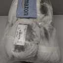 Chunky Chenille Yarn for Hand Knitting 8 Jumbo Pack Chunky Yarn for Hand Soft Blanket Knitting, Bulky Thick Fluffy Yarn for Crocheting (Light Khaki)