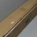 DORTALA 5 FT Pencil Christmas Tree Pink, Unlit Artificial Slim Xmas Full Tree with 328 Branch Tips, Folding Metal Stand, Flocked Skinny Decor Tree for Home Office Party