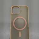 SUPFINE Magnetic for iPhone 16 Pro Case (Compatible with MagSafe) (Military Grade Drop Protection) Slim Translucent Matte Shockproof with Anti-Fingerprint Phone Case, Sand Pink