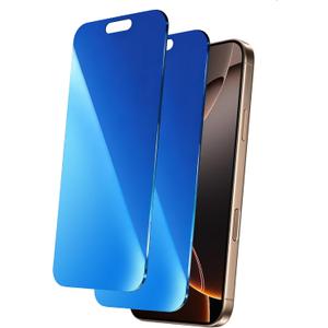2 Pack for iPhone 16 Privacy Screen Protector [6.1 inch] Anti-Spy Private Tempered Glass Film Accessories Anti-Blue Light 9H Hardness No-Bubble Full Coverage Easy Installation