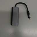 Minthouz 5Gbps USB-C to Ethernet Adapter, RJ45 to USB C 5 Gigabit LAN Network Adapter, Grey Aluminum Case Ethernet to USB Network Dongle Compatible with Laptops, Computers, MacBook, Surface and More