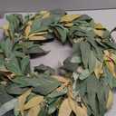 22 Inch Eucalyptus Greenery Wreaths for Front Door, Artificial Outdoor Spring Summer Wreath for Porch, Window, Farmhouse, Home Decor - All Seasons