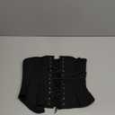 Women's Underbust Waist Training Steel Boned Corsets Heavy Duty Womens Corsets (X-Small, Corset 03 - Cotton Black)