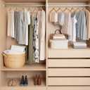 GRANNY SAYS Clothes Hangers for Closet, 30 Pack Wood Hanger, Heavy Duty Wooden Hangers for Coats, Suits, Pants, Natural Wood Color