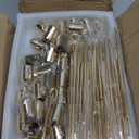 Gold Candlestick Holders Bulk,Taper Candle Holder for Candlesticks Gold Brass Vintage Candle Stick Candle Holder Decorative Candle Holders for Wedding Home Party Table Decor (Set of 54)