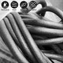 Foam Backer Rod for Gaps, 10 Feet Concrete Crack Filler Crack Foam Gap Filler Caulk Saver Backing Rod Rope Concrete Joint Filler (3/8 Inches x 10 Feet, 6)