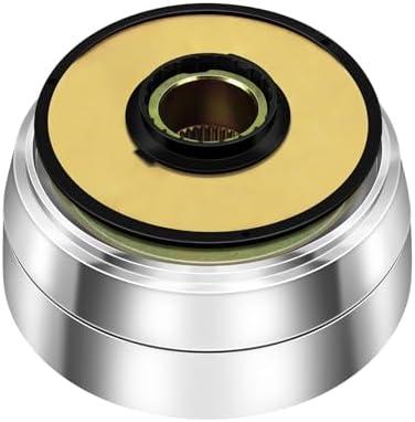 QYMOPAY Steering Wheel Adapter 3-Hole Truck Steering Wheel Adapter B9 for T680 & T800 NGP; 2012 to Present; 24.6mm X 36 Serration KW7 Models