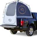 Fofana Truck Bed Tent - Quick & Easy Automatic Setup for Mid Size Pickup - Camper Shell & Truck Camping Accessories, Gray