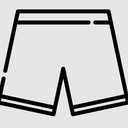 Athletic Shorts,Size M