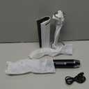 Maestri House Rechargeable Milk Frother with Stand, LunaFro Handheld Electric Foam Maker Waterproof Detachable Stainless Steel Whisk Drink Mixer Foamer for Lattes, Cappuccino (Black)