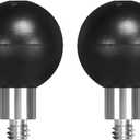 FANAUE 2 Pack Ball Mount Compatible with RAM Mounts B Size 1" Ball Components (1 Inch Ball)