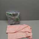 HOMEXCEL 5 Pack Microfiber Hair Towels - 40 x 20 inches Super Soft, Fast Drying Turbans for Long, Thick, Curly Hair - Anti Frizz Wrap with Elastic Strap (Multicolor)