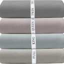 6 x Bed Sheet Organizer Bands,Sheet Organizer and Storage for Linen Closet -Bed Sheet Bands for Organizing-Sheet Labels for Bedding,Elastic Bands for Sheets,Bedding Sheet Keepers Straps(Queen 4PCs Pack)