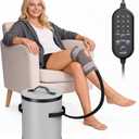 Ice Machine for Knee After Surgery, Programmable Timer & 4 Flow Settings, Portable Cold Therapy Machine, Knee Ice Machine Post Surgery for ACL, Sport Injuries, Joint Pain Relief (Gray)