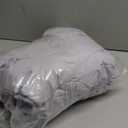 Fitted Bed Sheets Set, 2 Cotton Solid Color Mattress Protectors, 2 Pillowcases, Purple, Queen