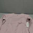 DKNY Women's Mini Stud Logo Full Zip Hoodie Sweatshirt Pink M