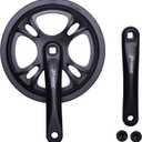 PROWHEEL 44T 48T Bike Crankset,152MM/160MM/165MM/170MM/175MM Bike Crankset,Double ChainWheel and Replacement Chain Guard,Compatible with City Bike,MTB,EBIKE,Cargo,Road Bike,Folding Bike