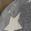 MeMoreCool Foldable Floor Mattress for Kids, Glow Star Trifold Mat, Kids Folding Mattress Portable Futon, 57x22 Inch Grey