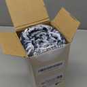 Jacquard Decorative Throw Pillow Covers for Couch Set of 2, 18x18 Inches, Navy Blue