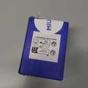 MIULEE Pack of 2 Decorative Outdoor Solid Waterproof Throw Pillow Covers Faux Linen Garden Farmhouse Coastal Cushion Cases for Summer Patio Tent Balcony Couch Sofa 20x12 Inch Blue Gray