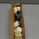 Silk Flower Peony Bouquets - 2 Pack Artificial Peonies with Stems Vintage Look Real Peonies Flowers for DIY Crafts Flower Arrangements Wedding Centerpiece Table Decor - Champagne
