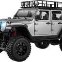 1/12 RC Crawler RTR, MN-128 Off-Road Truck, 4x4 RC Rock Crawler with 2.4G Remote Control RC Jeep Car Model for Adults Hobby Gifts (Gray)
